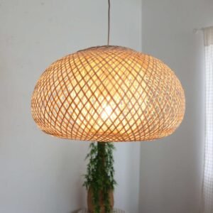 bamboo pendant light